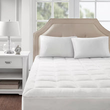 Load image into Gallery viewer, Cloud Soft Twin XL Mattress Pad in White

