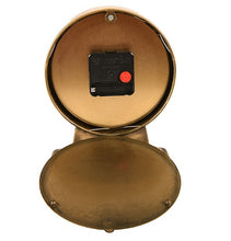 Load image into Gallery viewer, Metal Mantel Clock With Gold Finish
