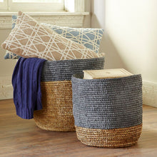 Load image into Gallery viewer, Seagrass 2 Piece Wicker Basket Set (Set of 2)
