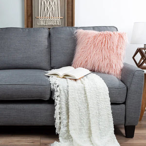22" x 22" Pink Seale Square Pillow Cover and Insert - SET OF 2