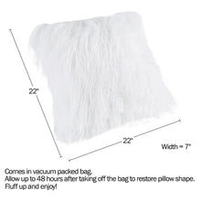 Load image into Gallery viewer, Seale Square Pillow Cover and Insert 22 x 22

