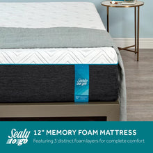 Load image into Gallery viewer, Sealy Mattress in a Box 12&quot; Medium Memory Foam, Twin

