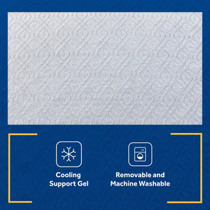Sealy Performance Gel Medium Memory Foam Standard Cooling Bed Pillow 2922AH