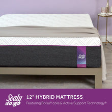 Load image into Gallery viewer, To Go 12” Medium Hybrid Mattress In a Box, Queen
