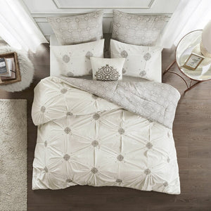 Sebastian 100% Cotton Reversible Comforter, Full/Queen