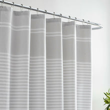 Load image into Gallery viewer, Seersucker Stripe 100% Cotton Shower Curtain 6394RR-GL
