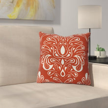 Load image into Gallery viewer, SET OF 6 Orange Selina Square Pillow Cover &amp; Insert  (DC500)

