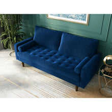Load image into Gallery viewer, Sellner 69.68&#39;&#39; Velvet Square Arm Sofa 6118RR
