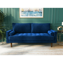 Load image into Gallery viewer, Sellner 69.68&#39;&#39; Velvet Square Arm Sofa 6118RR
