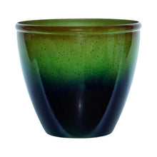 Load image into Gallery viewer, Blue/Green Seneca Resin Pot Planter
