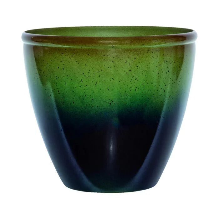 Blue/Green Seneca Resin Pot Planter
