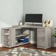 Load image into Gallery viewer, Gray Driftwood Senga Reversible L-Shape Executive Desk MRM2791
