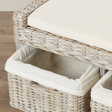 Load image into Gallery viewer, Sephina Upholstered Cubby Storage Bench MR31
