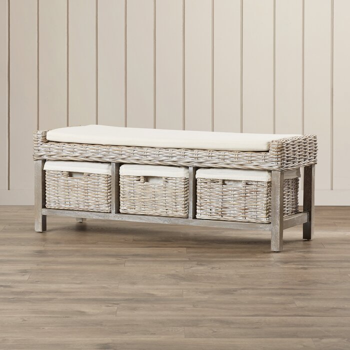 Sephina Upholstered Cubby Storage Bench MR31