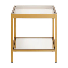 Load image into Gallery viewer, Gold Glass Top End Table (299MM)
