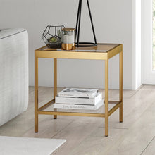 Load image into Gallery viewer, Gold Glass Top End Table (299MM)
