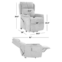 Load image into Gallery viewer, Serino 26.5&#39;&#39; Wide Power Lift Assist Standard Recliner
