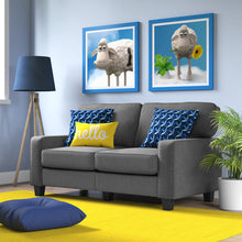 Load image into Gallery viewer, Serta Palisades Upholstered Square Arm Loveseat for Living Room
