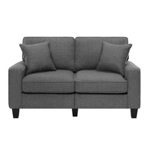 Load image into Gallery viewer, Serta Palisades Upholstered Square Arm Loveseat for Living Room
