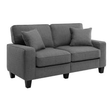 Load image into Gallery viewer, Serta Palisades Upholstered Square Arm Loveseat for Living Room
