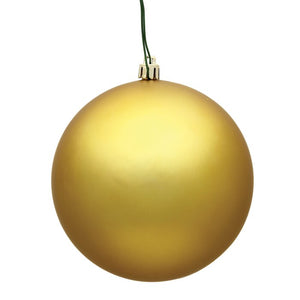 Gold Antique Ball Ornaments - set of 12 (1538ND)