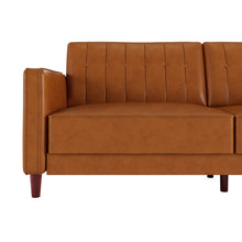 Load image into Gallery viewer, Seylow 81.5&#39;&#39; Faux Leather Convertible Sofa
