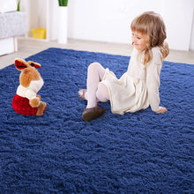 Load image into Gallery viewer, Shahen Performance Light Navy Rug, Rectangle 6&#39; x 9&#39;
