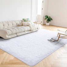 Load image into Gallery viewer, Shahen Shag Performance White Rug 6 x 9

