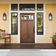 Load image into Gallery viewer, Shanaya Black 1 - Bulb Outdoor Wall Lantern (Set of 2) MRM1164
