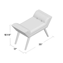 Load image into Gallery viewer, Beige Sharonville Upholstered Bench 844AH
