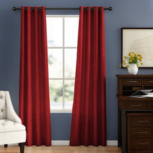 Load image into Gallery viewer, Sharpe Solid Blackout Thermal Grommet Single Curtain Panel (Set of 2) B70 320
