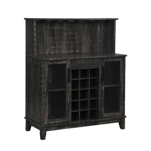 Charcoal Shasta Bar Cabinet