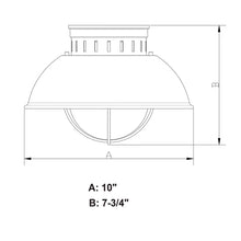 Load image into Gallery viewer, Shavab Hardwired Outdoor Flush Mount
