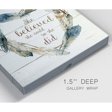 Load image into Gallery viewer, She Believed She Could-Premium Gallery Wrapped Canvas - Ready to Hang - 16X16 CG72

