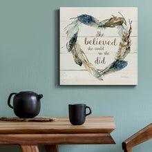 Load image into Gallery viewer, She Believed She Could-Premium Gallery Wrapped Canvas - Ready to Hang - 16X16 CG72
