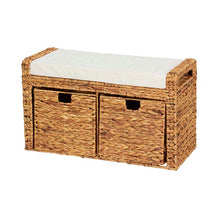 Load image into Gallery viewer, Sheilah Wicker Storage Bench #933HW
