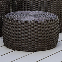 Load image into Gallery viewer, Shela Wicker Outdoor Ottoman
