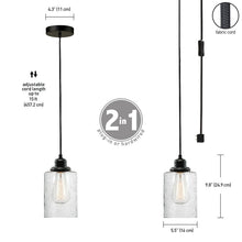 Load image into Gallery viewer, Shenna 1 - Light Single Cylinder Pendant

