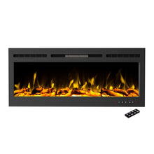 Load image into Gallery viewer, 21.5&quot; H x 50&quot; W x 5.5&quot; D Sherborn Electric Fireplace
