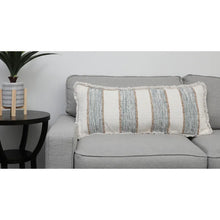 Load image into Gallery viewer, Blue Sherer Rectangular Pillow Cover &amp; Insert
