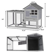 Load image into Gallery viewer, Sherita Weather Resistant Rabbit Hutch with Ramp
