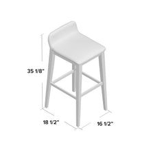 Load image into Gallery viewer, Distressed Gray Sherlock Single Bar Stool (SB1611)
