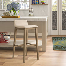 Load image into Gallery viewer, Distressed Gray Sherlock Single Bar Stool (SB1611)
