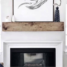 Load image into Gallery viewer, Rustic Shiela Fireplace Shelf Mantel ( AP668 )
