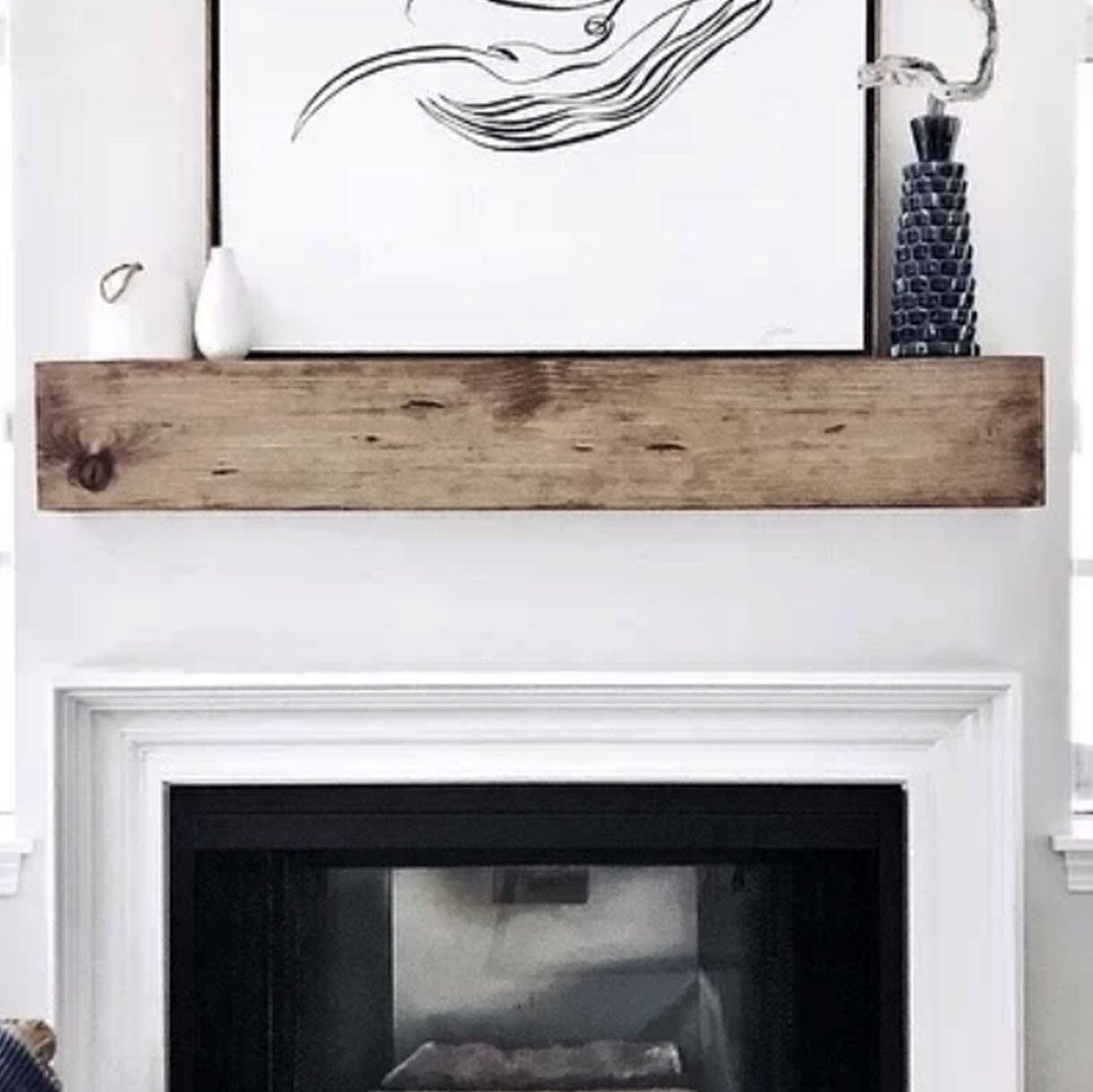 Shiela Fireplace Shelf Mantel 1331CDR