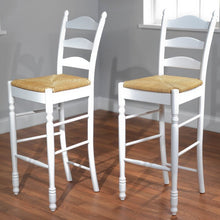 Load image into Gallery viewer, White Shirk Bar &amp; Counter Stool (Set of 2) #AD311

