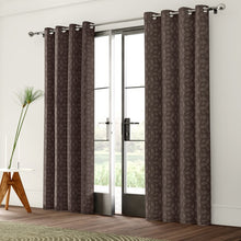 Load image into Gallery viewer, Shively Geometric Blackout Thermal Grommet Single Curtain Panel 302TR
