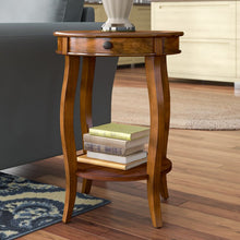 Load image into Gallery viewer, Walnut Shropshire 24&#39;&#39; Tall End Table with Storage
