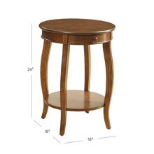 Load image into Gallery viewer, Walnut Shropshire 24&#39;&#39; Tall End Table with Storage
