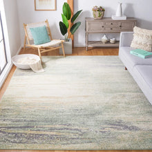 Load image into Gallery viewer, Shroyer Power Loom Performance Ivory/Sage  Rug, Rectangle 8&#39; x 10&#39;
